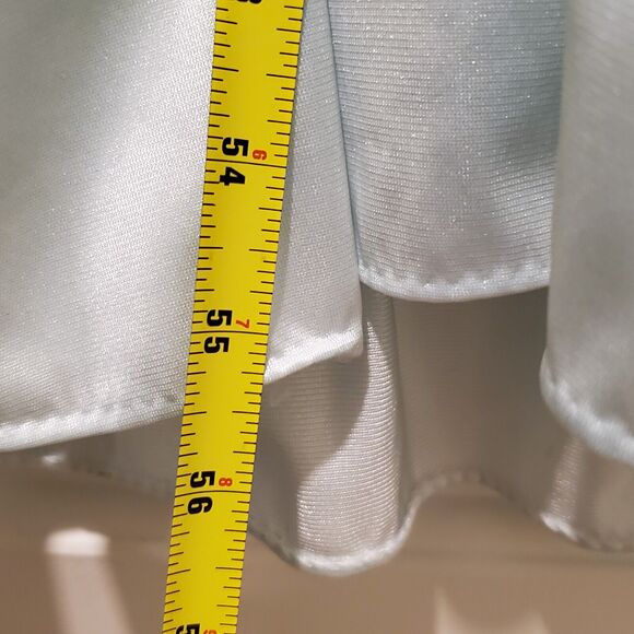 NWOT Vtg Val Mode 2 Pc Peignoir Set Sz XS Blue White Lace Trim 60’s Sheer Robe - Picture 13 of 13